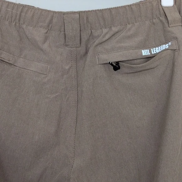 Reel Legends 2 Pair Performance Pants Fishing Convertible Pants XXL 30" Inseam - Picture 10 of 13